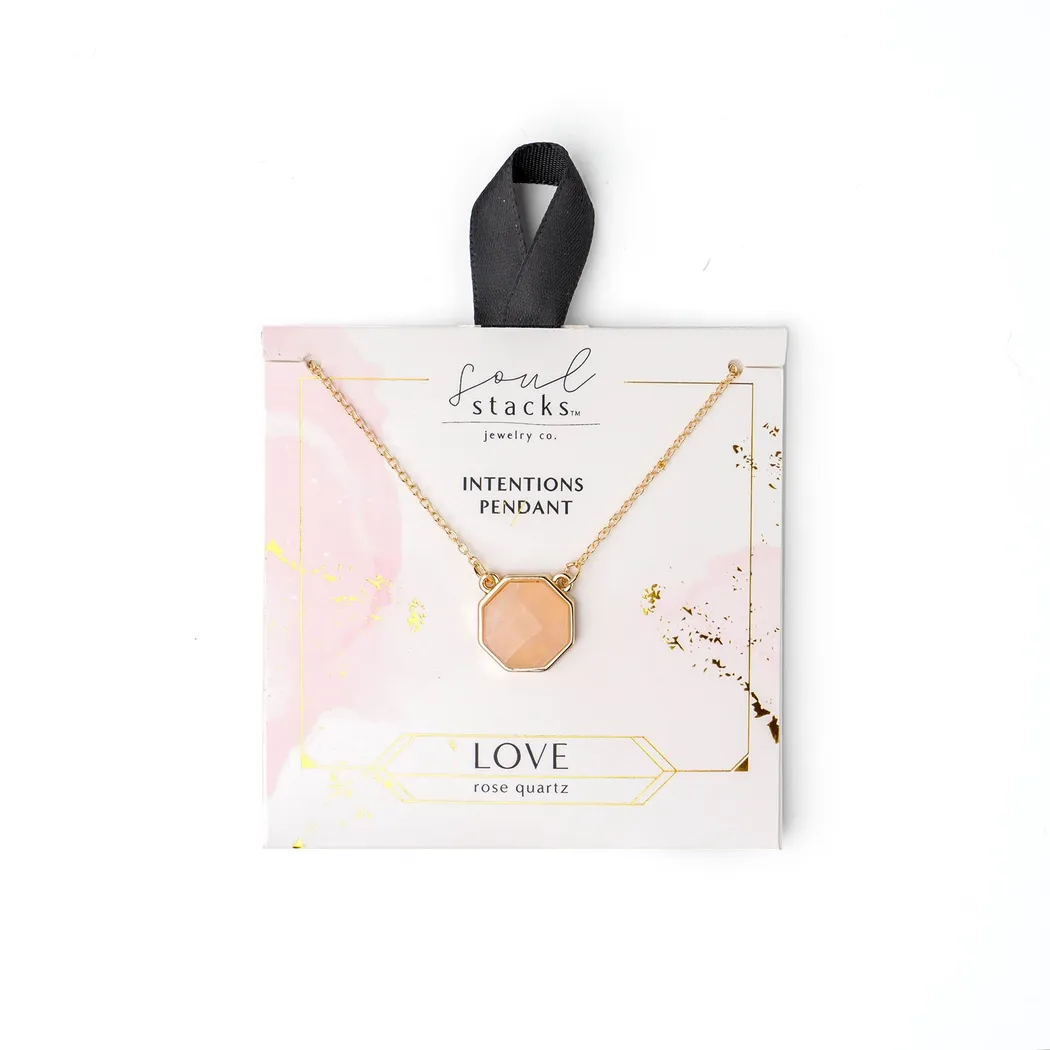 Love Pendant Rose Quartz 