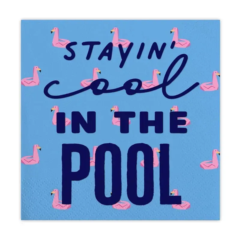 Cool in the Pool… Napkins