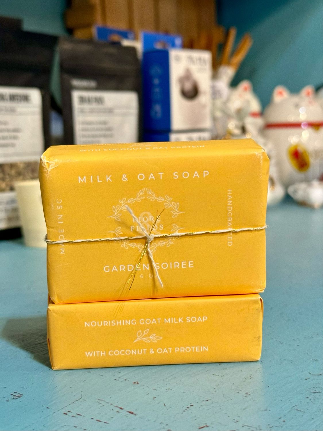 Milk &amp; Oat Soap Bar - Garden Soiree