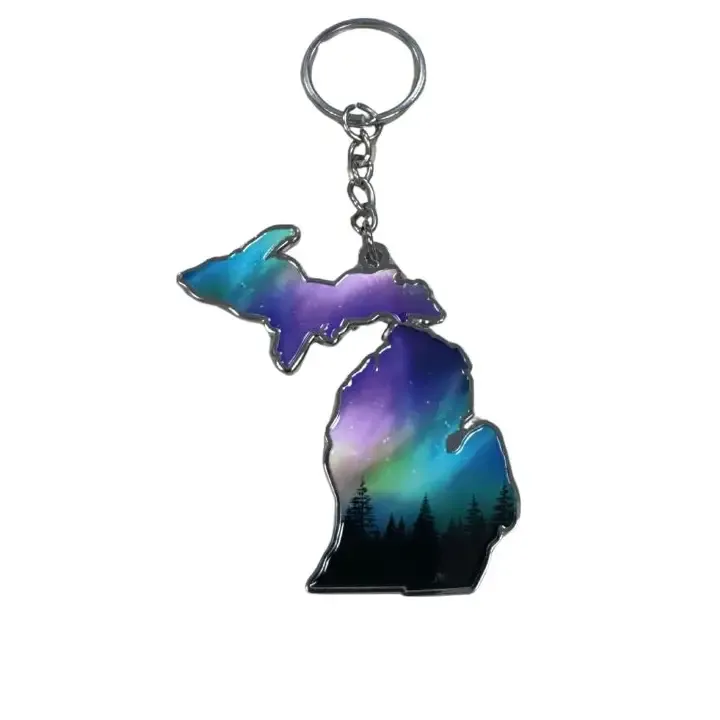 Northern Lights Keychain