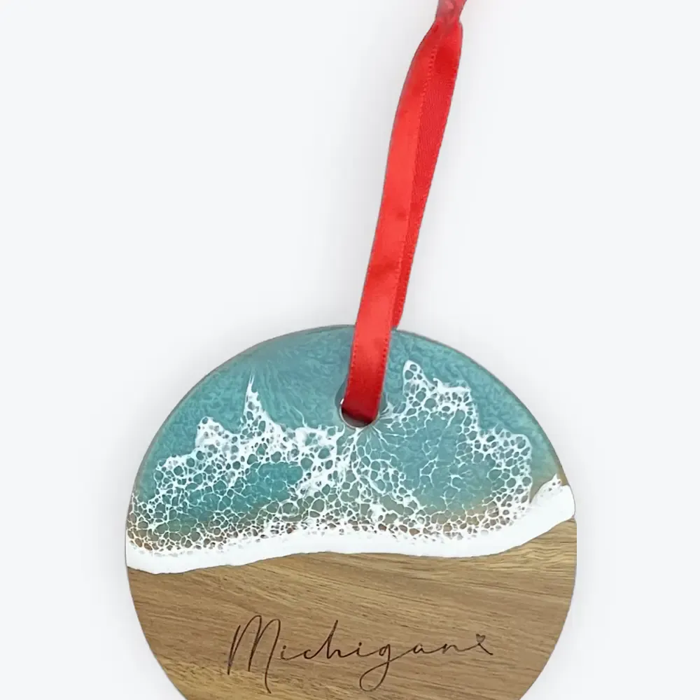 Michigan Beach Ornament