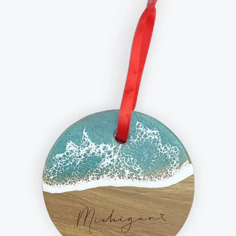 Michigan Beach Ornament Michigan Beach Ornament