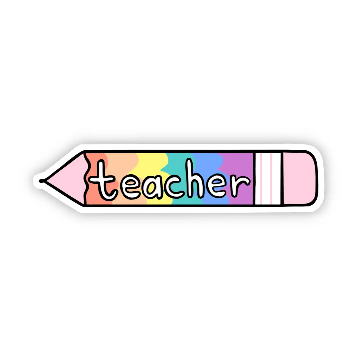 Teacher Pencil Sticker