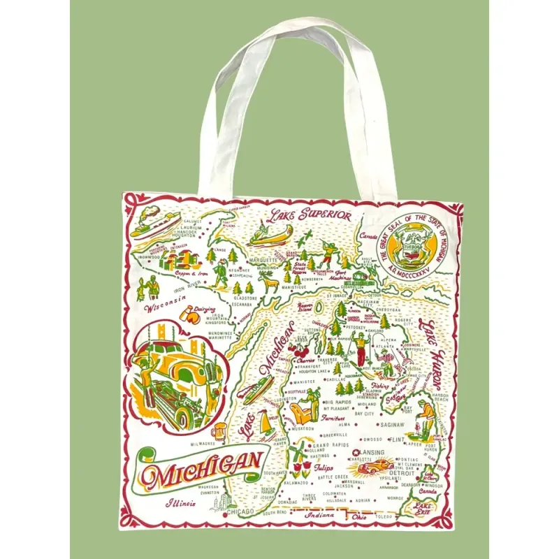 Michigan Souvenir Tote
