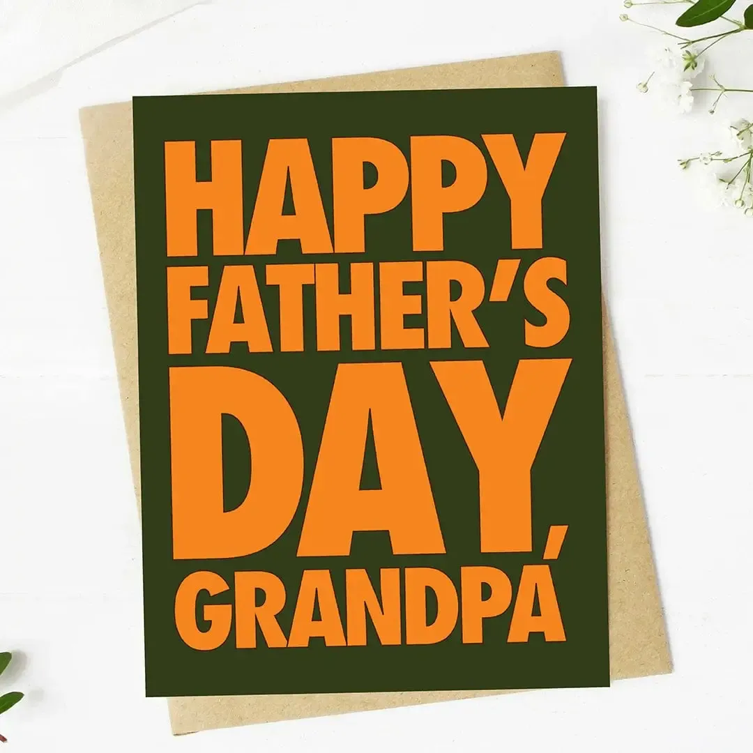 Happy Father&#39;s Day Grandpa Card