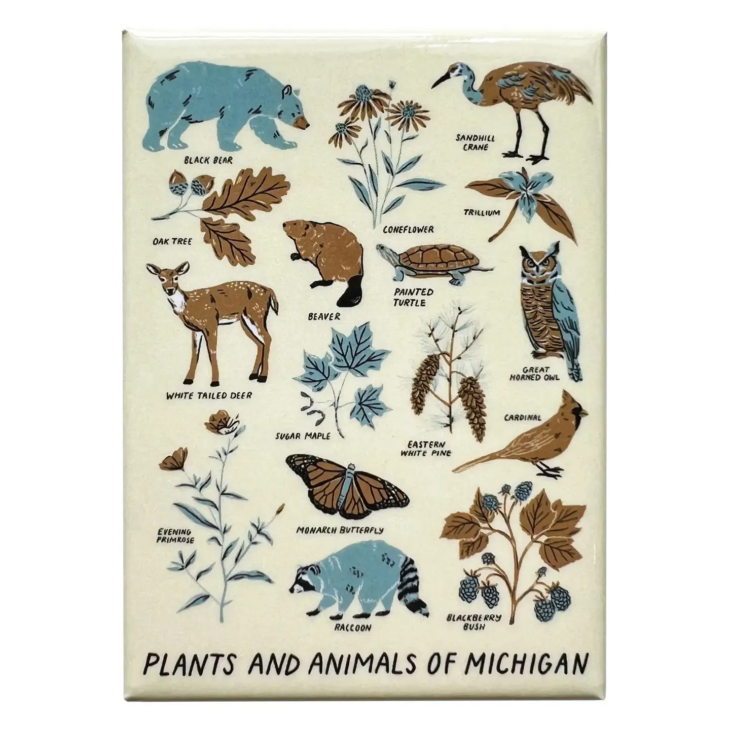 Mi Plants &amp; Animals Magnet
