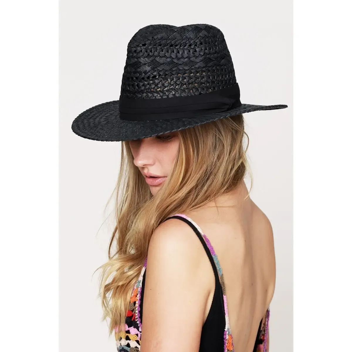 Black Boho Hat