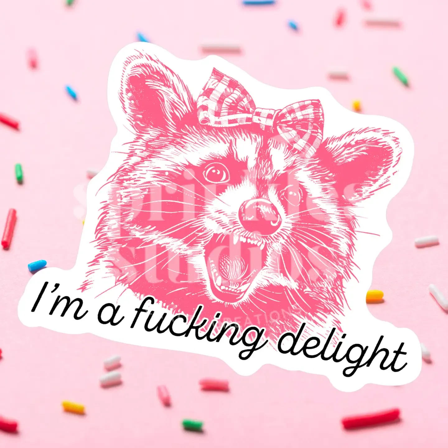 I&#39;m a Fucking Delight Sticker
