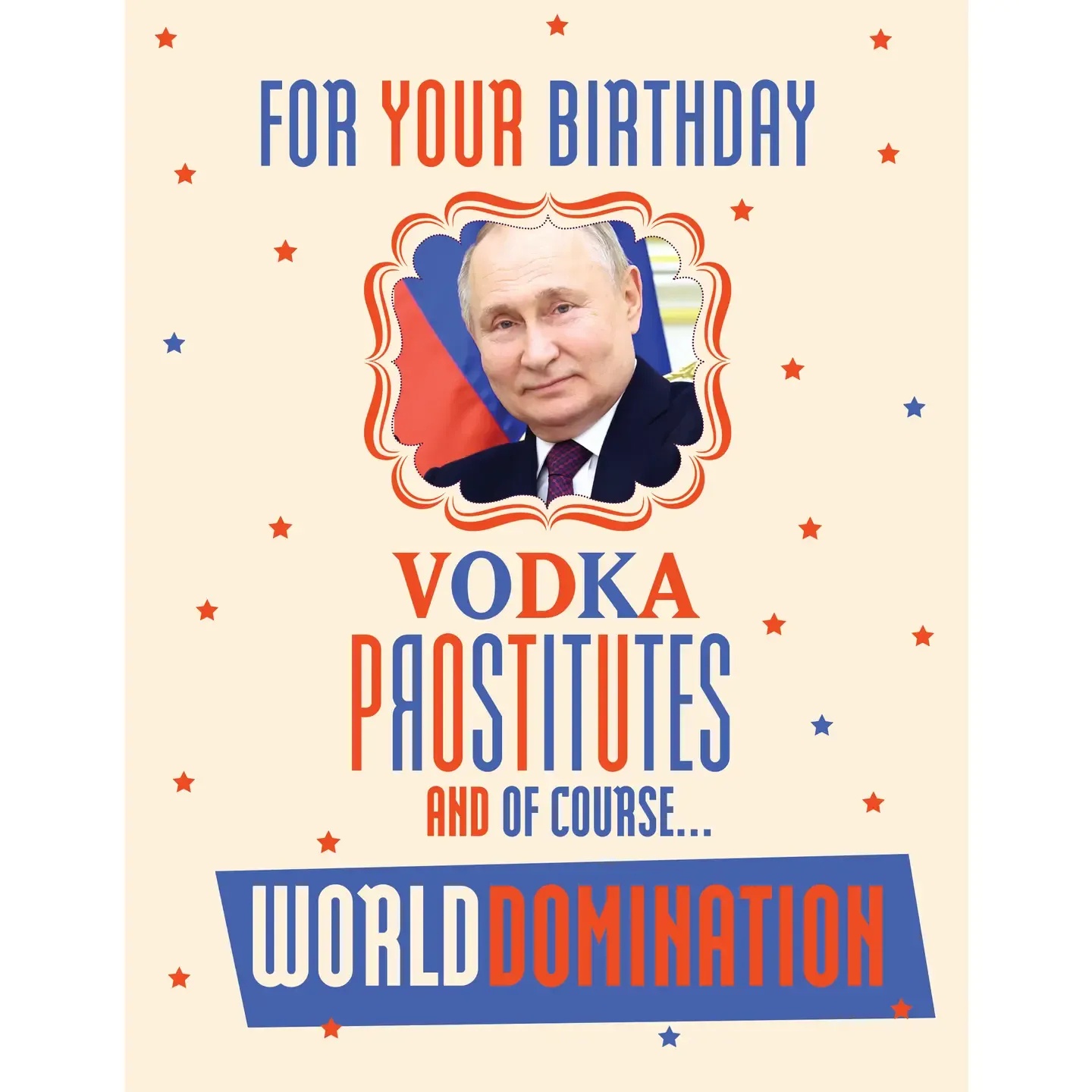 Dictator Putin Birhday Card