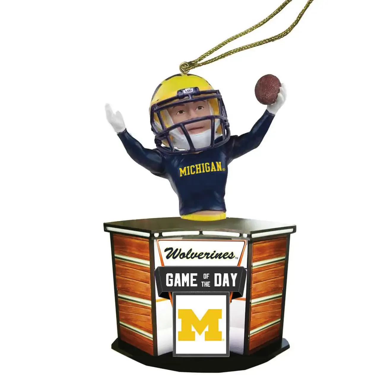 Michigan Game of Day Ornament Michigan Game of Day Ornament