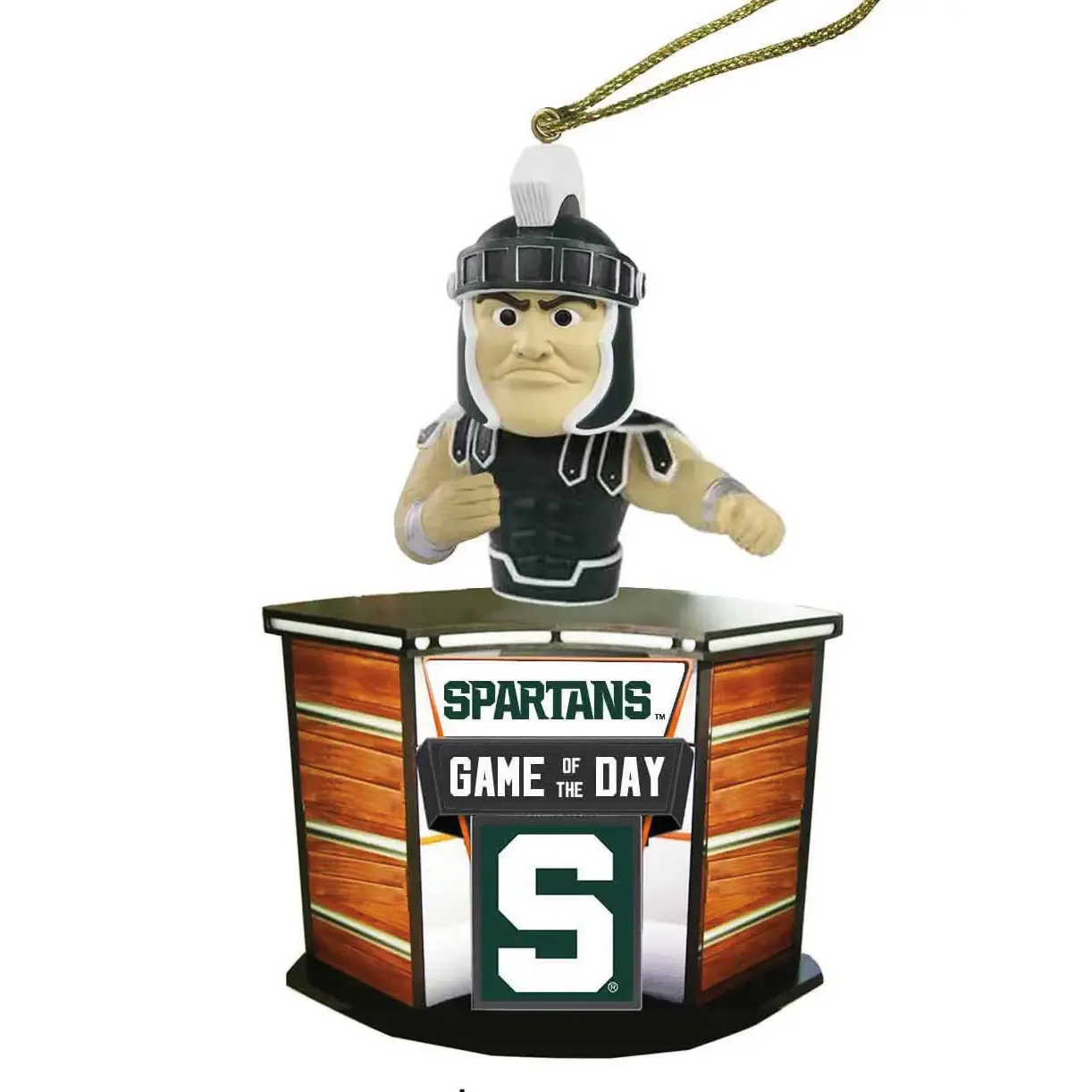 MSU Game of Day Ornament 
