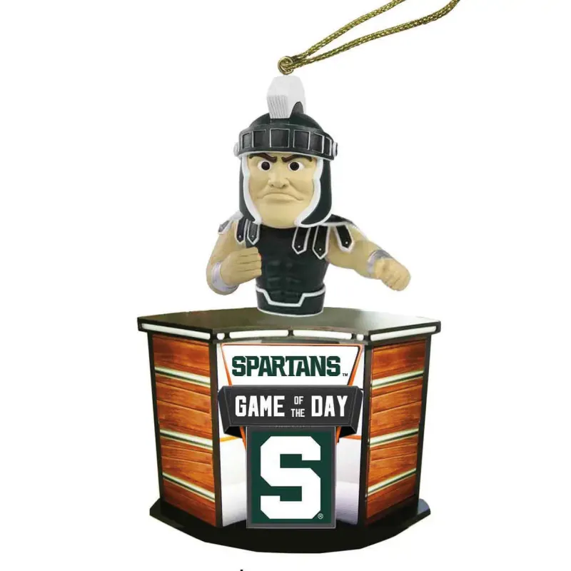 MSU Game of Day Ornament 