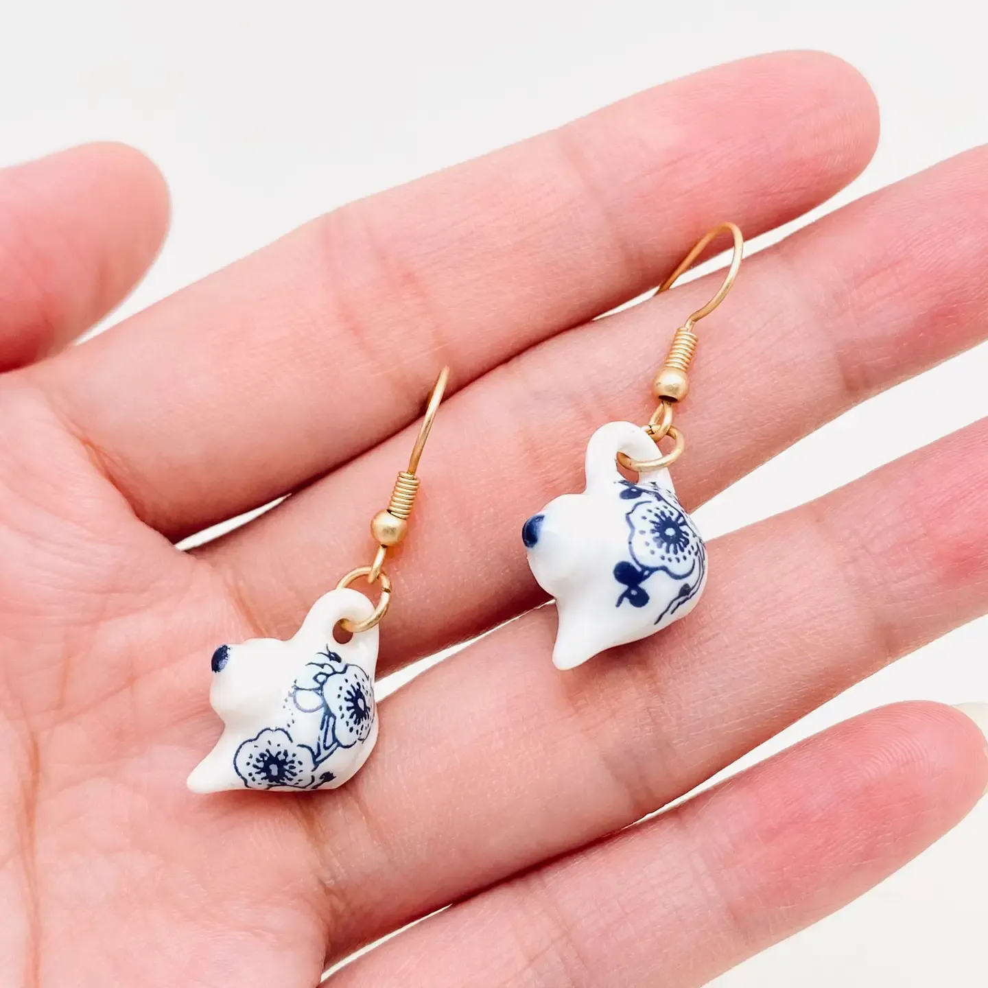 China Teapot Earrings