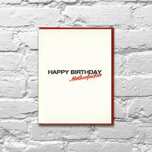Happy Birthday MotherF&#39;r Card