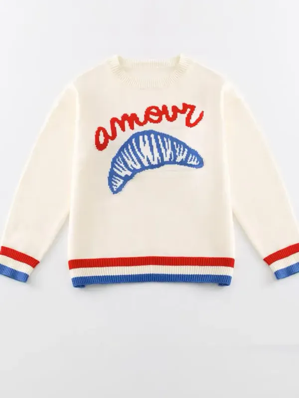 Amour Croissant Sweater Amour Croissant Sweater
