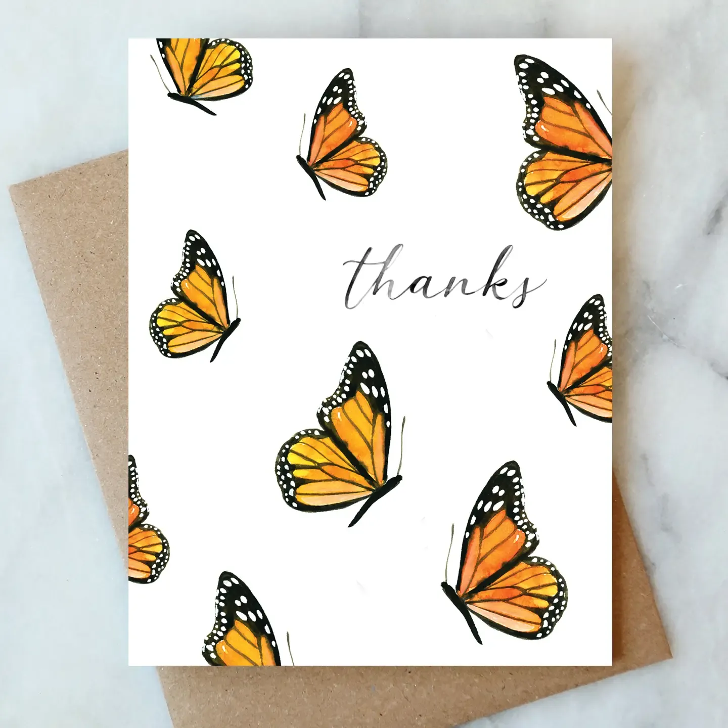 AJ Thank You Butterfly Card
