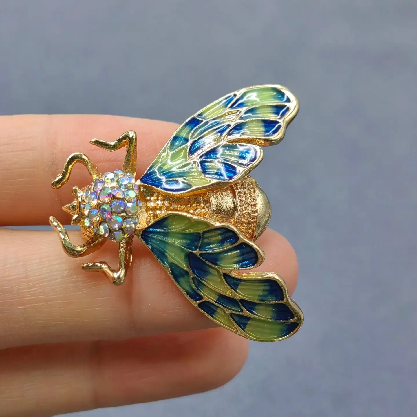 Enamel Cicada Brooch Enamel Cicada Brooch