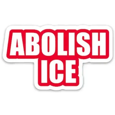 Abolish Ice Sticker