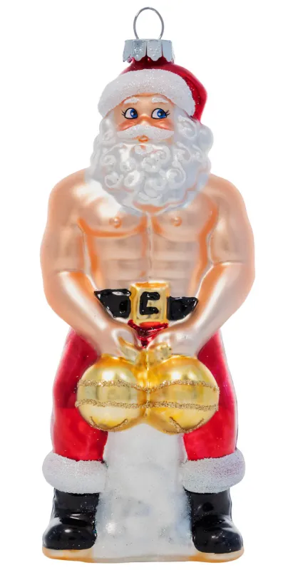 Big Balls Claus Ornament