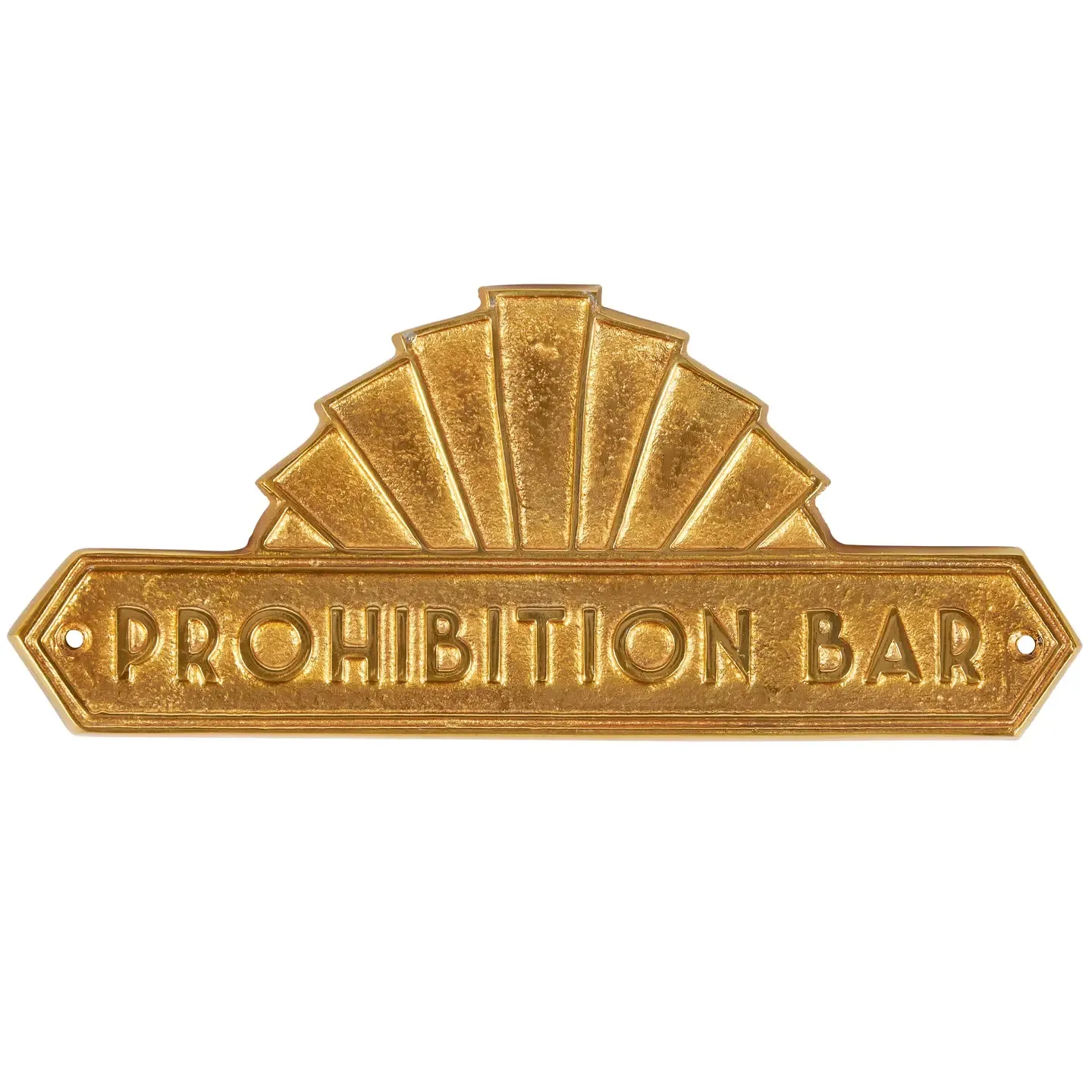 Prohibition Bar Plaque