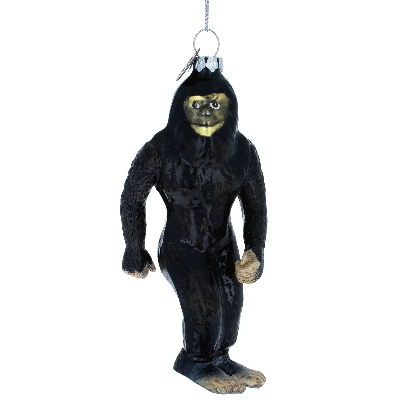 Glass Bigfoot Ornament