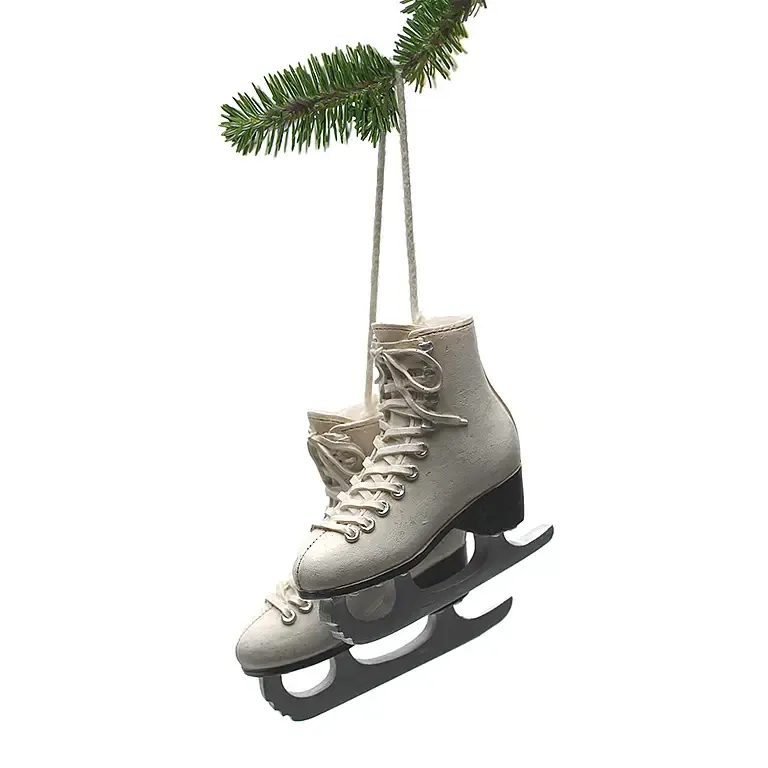 Hanging Figure Skate Ornament
