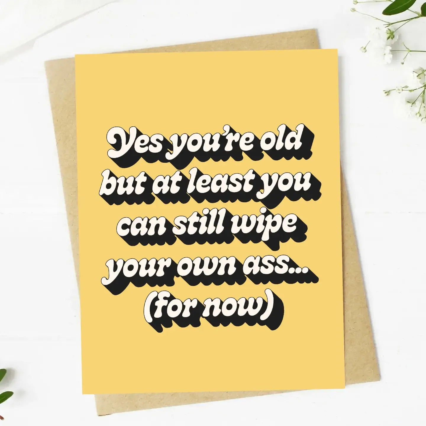 Wipe Ass Birthday Card