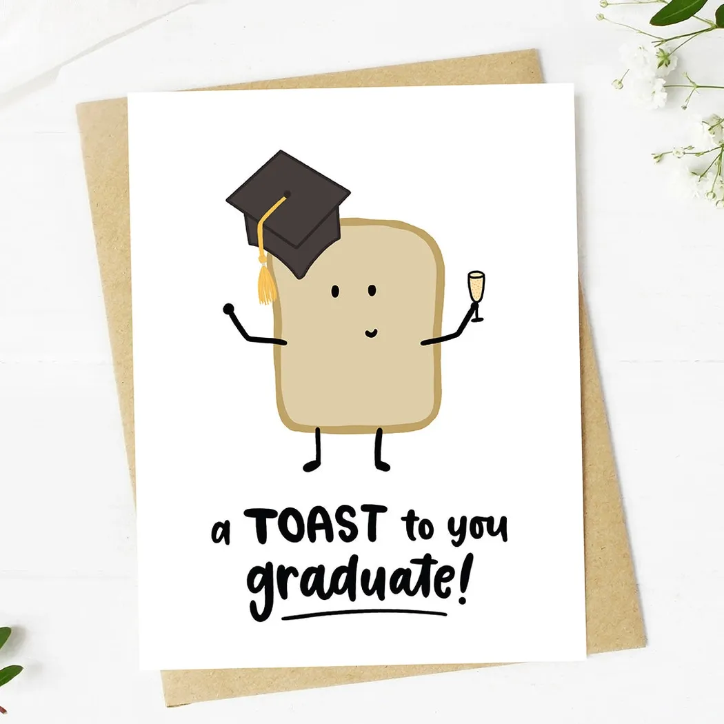 Toast to You Graduate Card