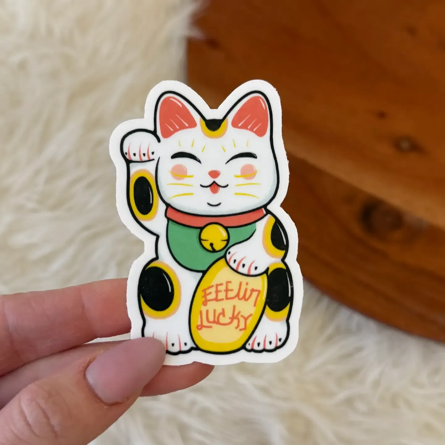 Lucky Cat Sticker Lucky Cat Sticker