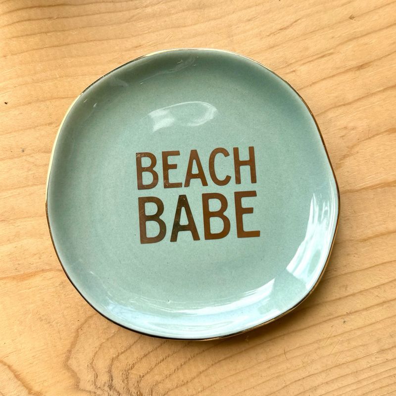 Beach Babe Ring Dish Beach Babe Ring Dish