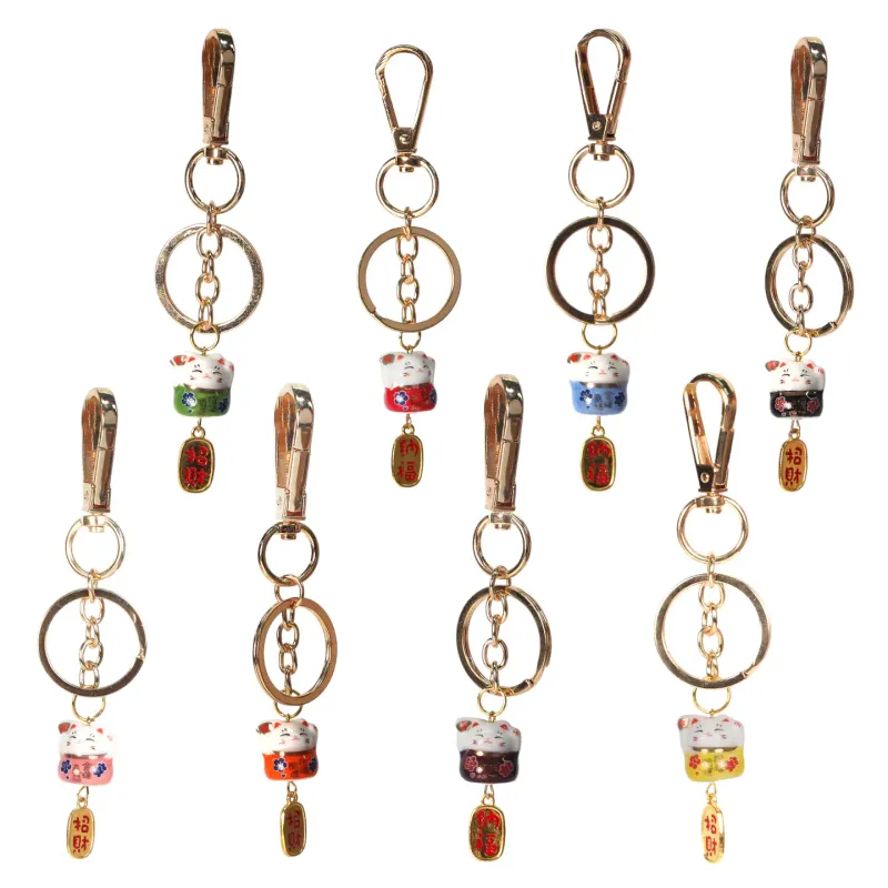 Lucky Cat Keychain