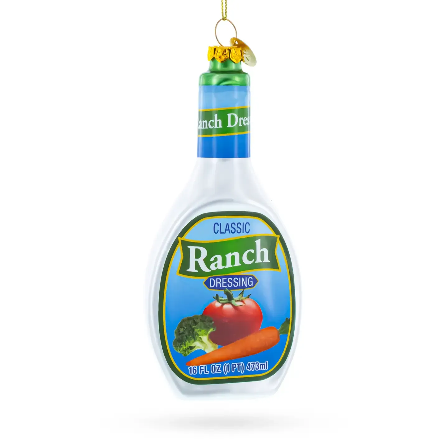 Ranch Glass Bottle Ornament
