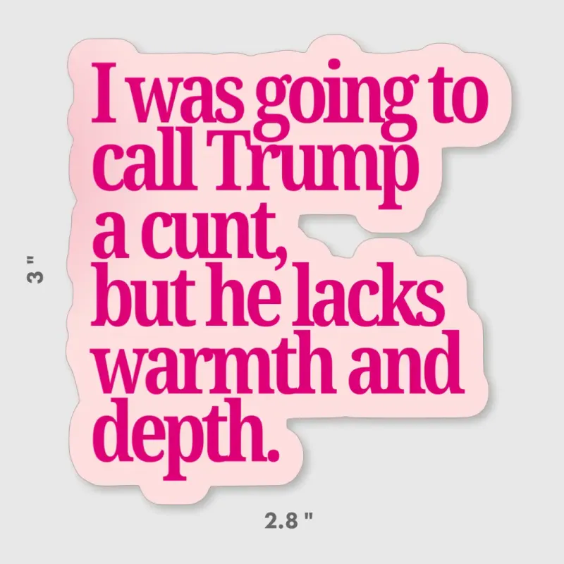 Trump Cunt Sticker