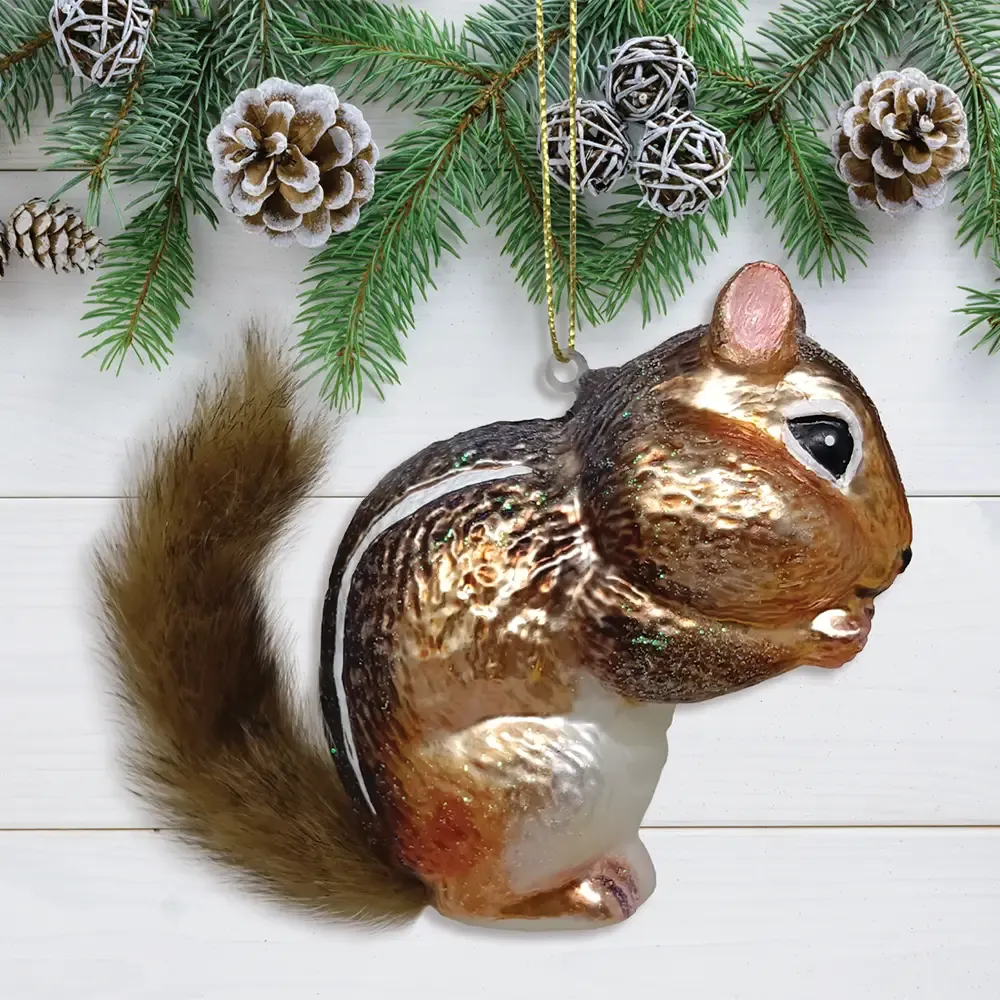Chipmunk Tree Ornament 