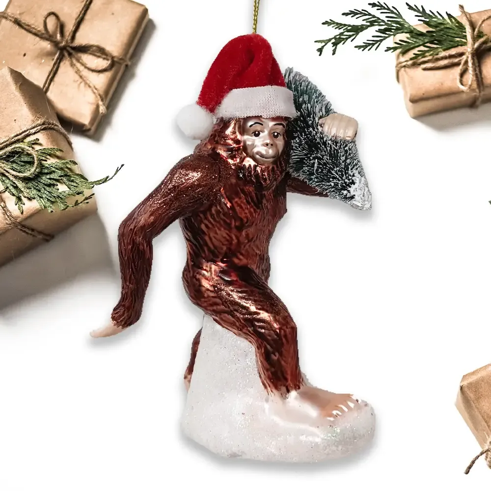 Forest Bigfoot Ornament 