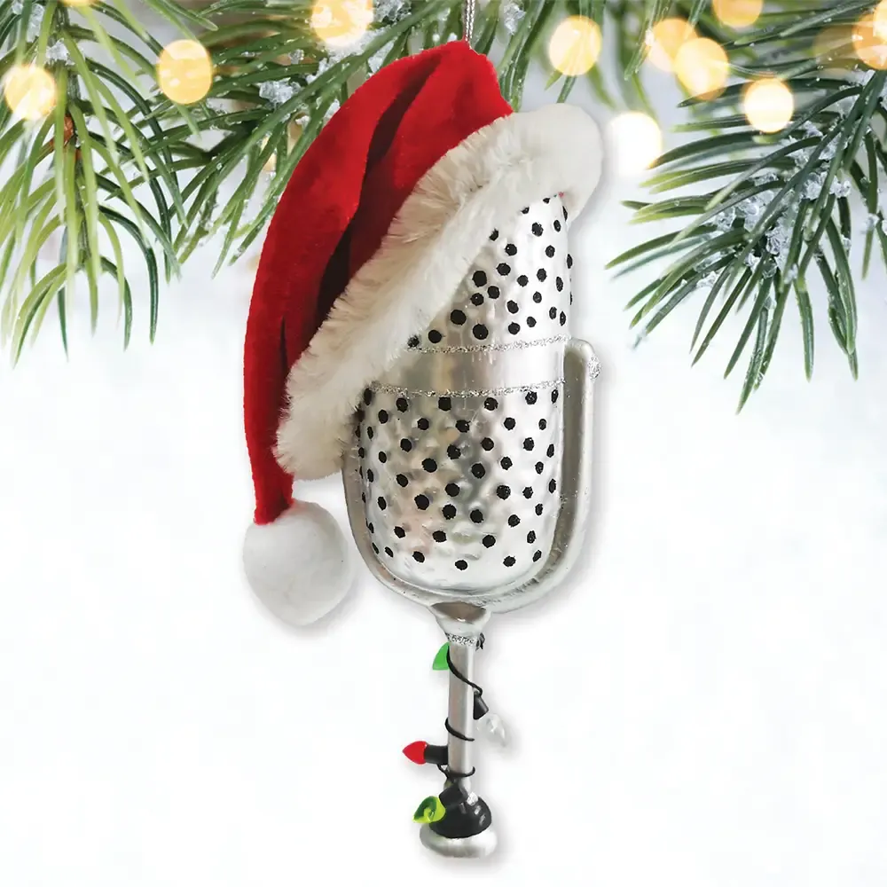 Christmas Microphone Ornament