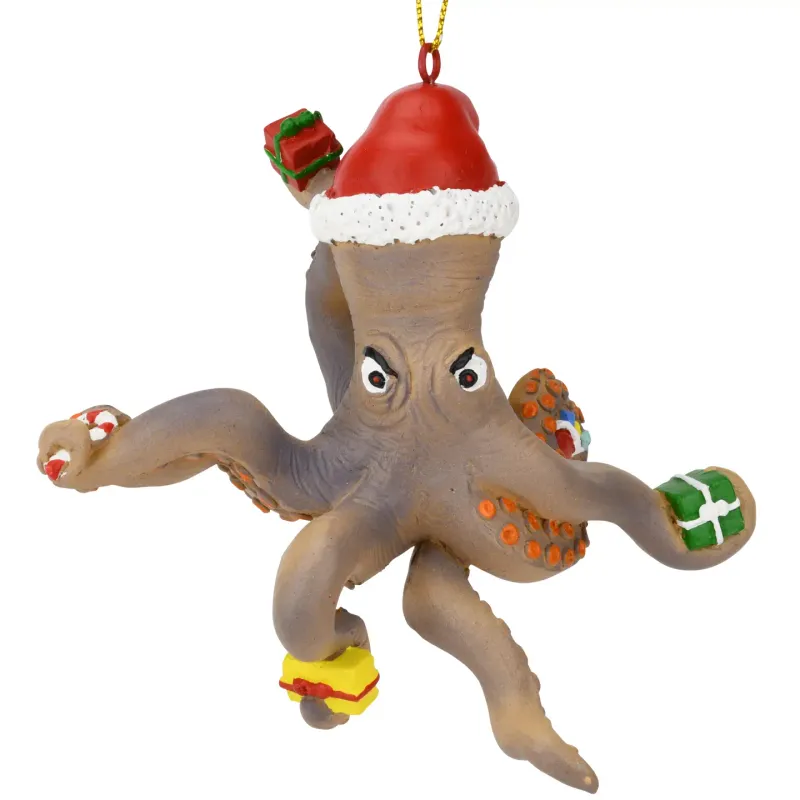 Christmas Kraken Ornament