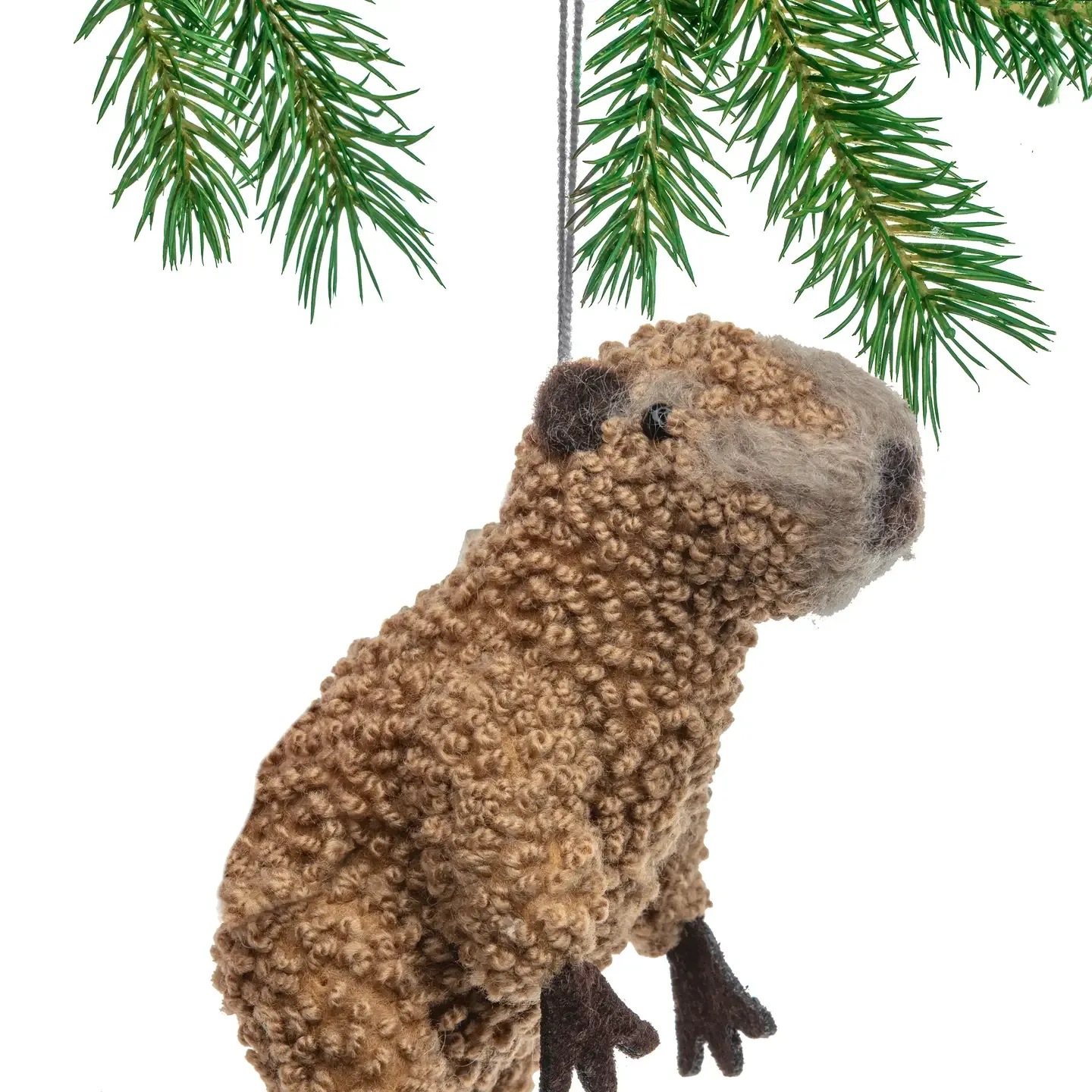 Capybara Felt Ornament 