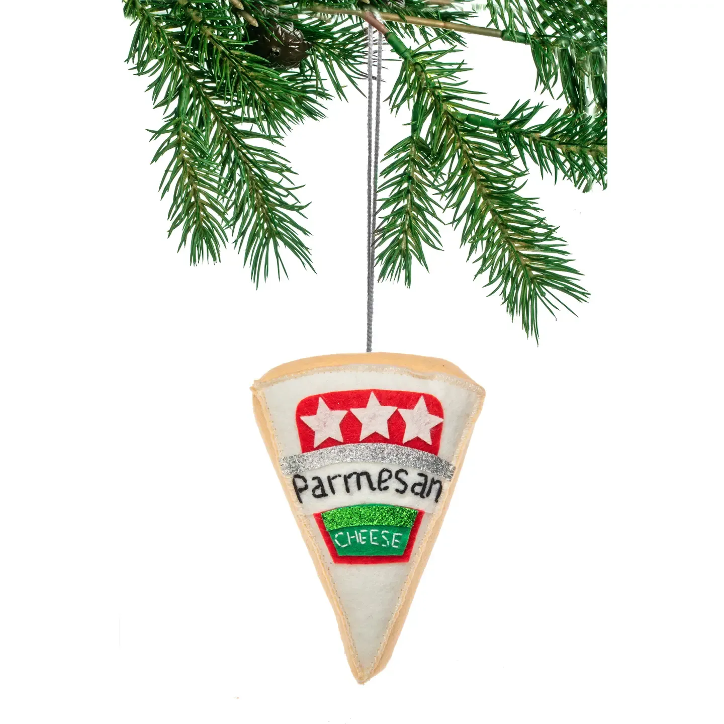 Parmesan Cheese Felt Ornament