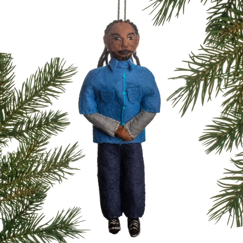 Snoop Dog Felt Ornament