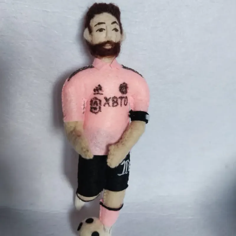 Lionel Messi Felt Ornament 