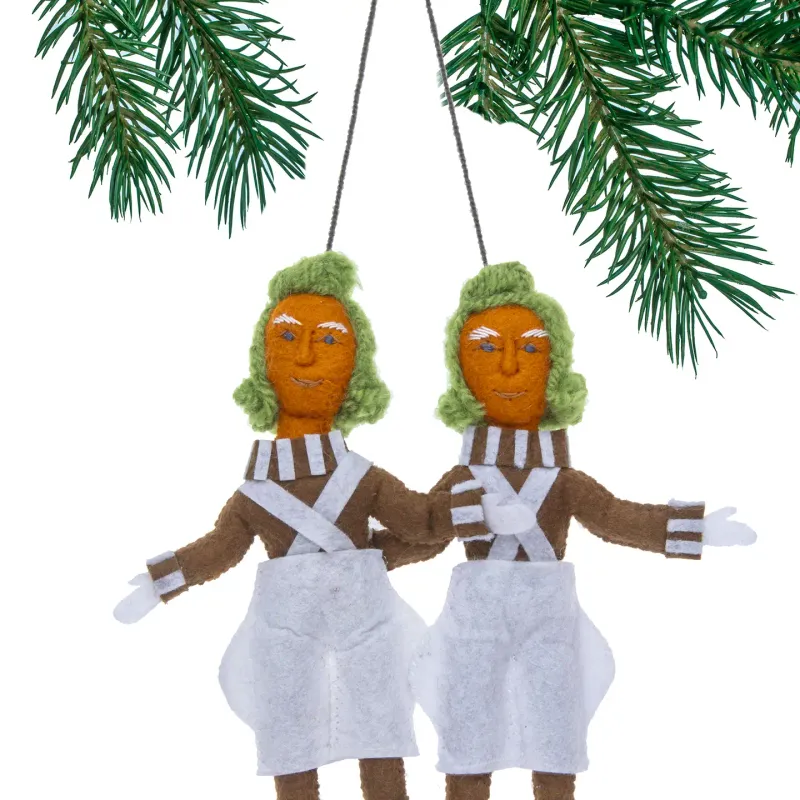 Oompa Loompa Felt Ornament 