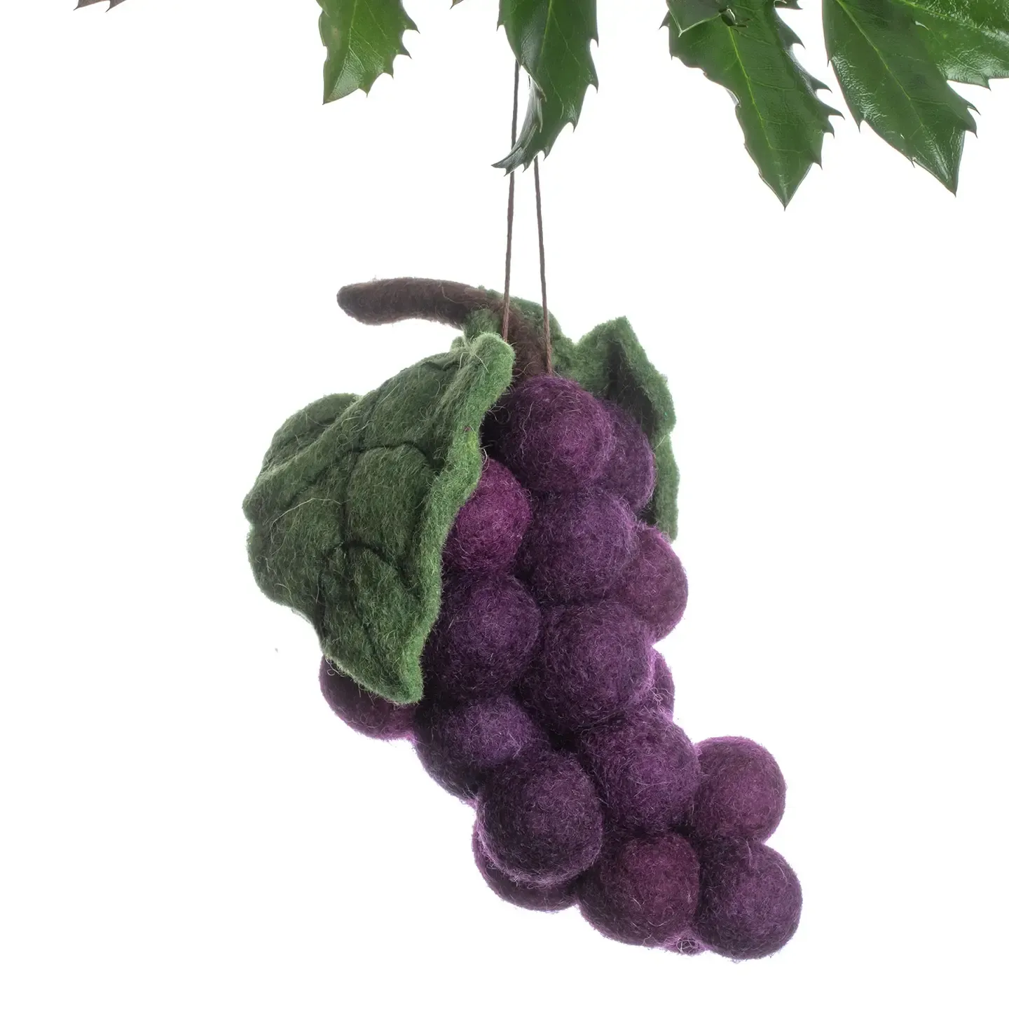 Purple Grape Felt Ornament Purple Grape Felt Ornament