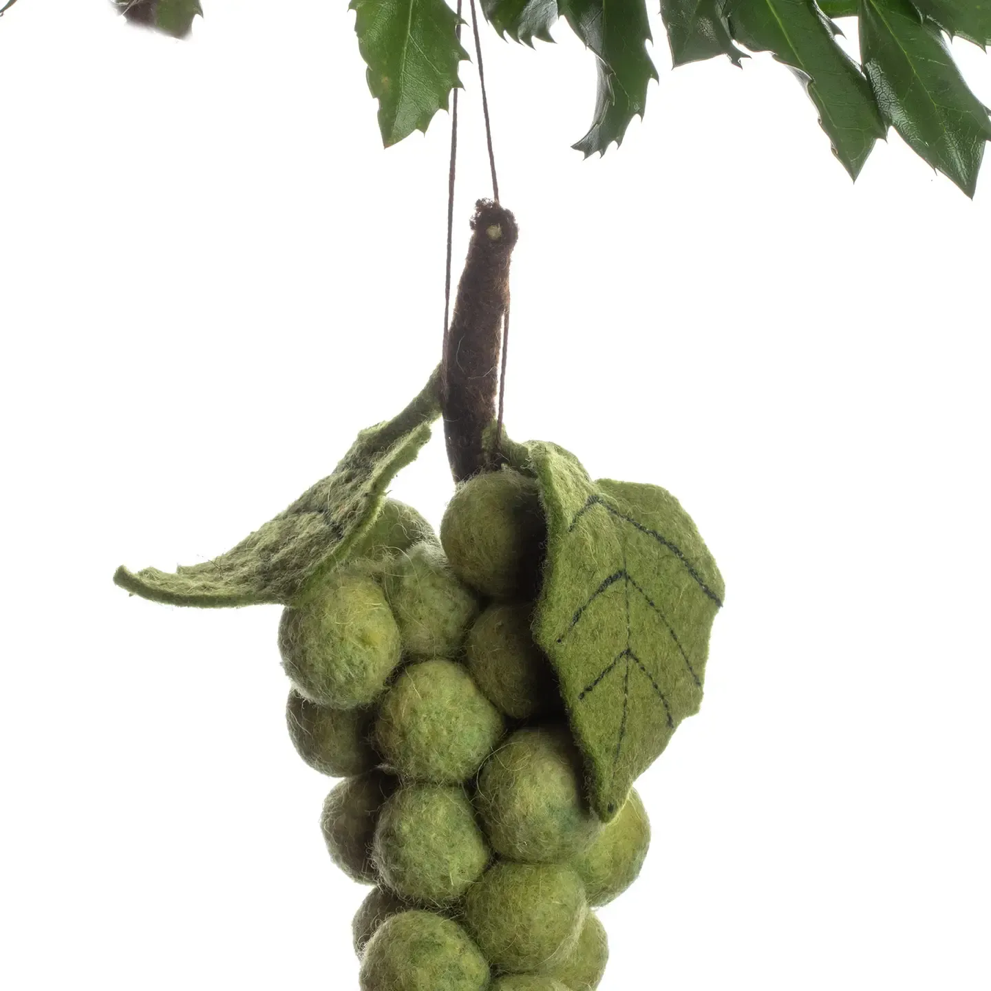 Green Grape Felt Ornament Green Grape Felt Ornament