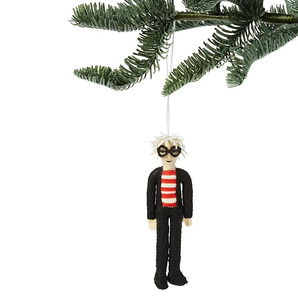 Andy Warhol Felt Ornament