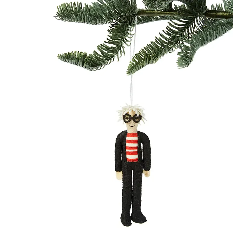 Andy Warhol Felt Ornament