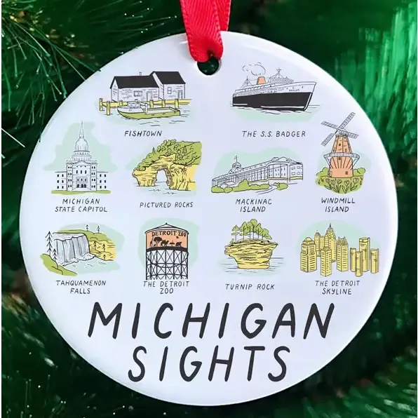 Michigan Sights Ornament