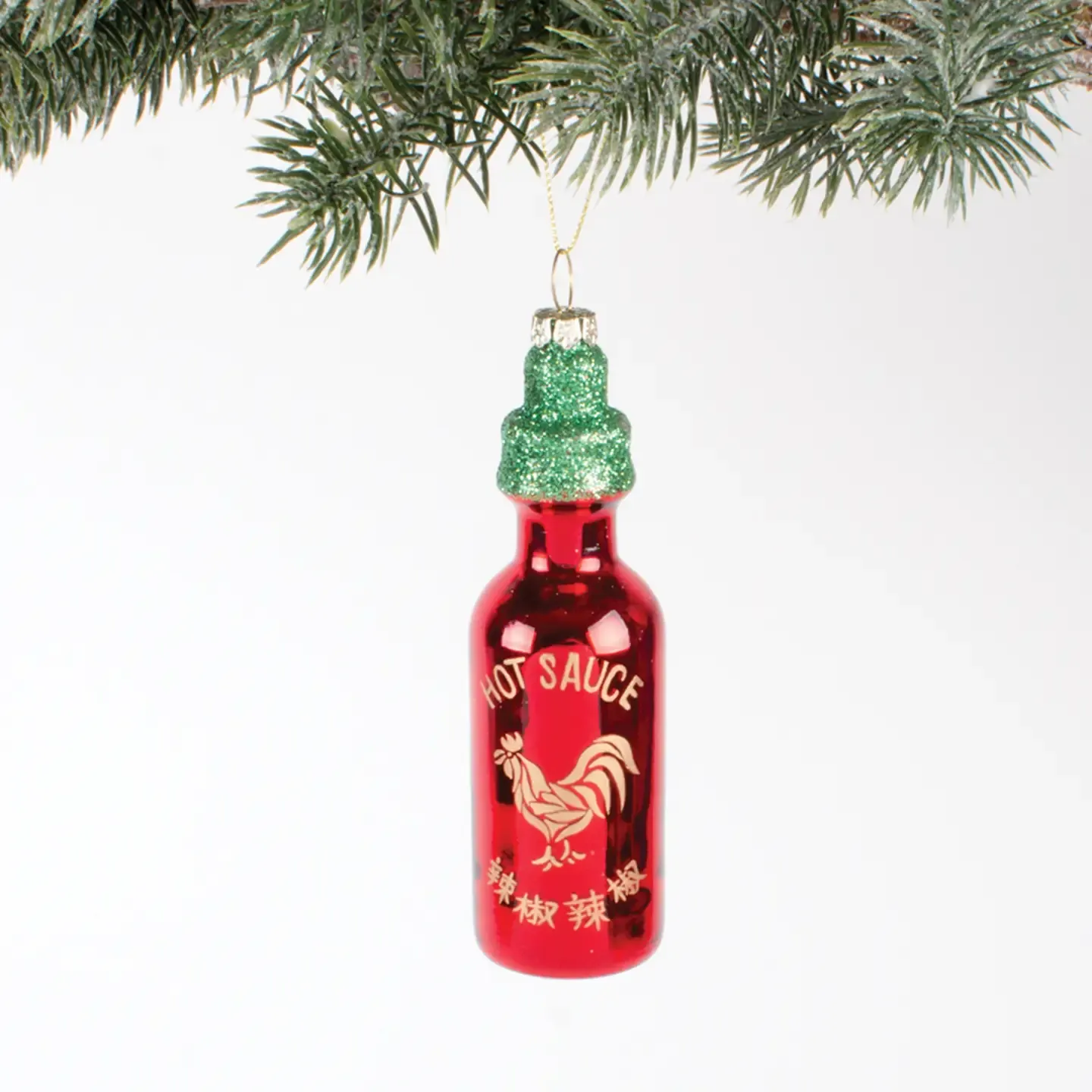 Siracha Hot Sauce Ornament 