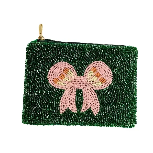 Green Bow Coin Purse Green Bow Coin Purse