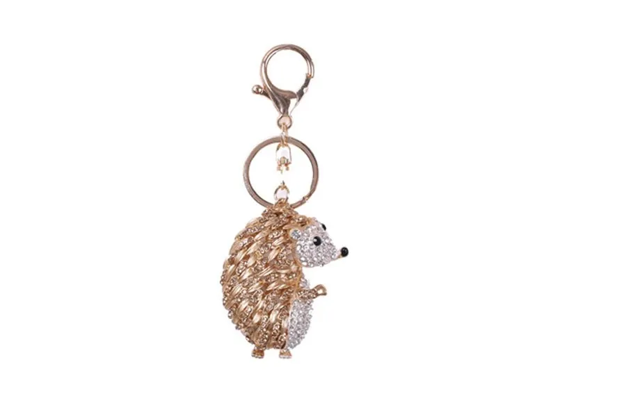 Porcupine Keychain